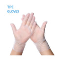 Clear Kitchen Blue Plastic Glove Sale Single Packed Powder Free Glove Hair Dye Barber Elastic Tpe Glove