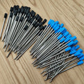 Bulk 7cm Short Ballpoint Refills Metallic Blue Black Ink Replaceable D1 Fine Point Pen Refills for Bead Pen DIY Empty Pen