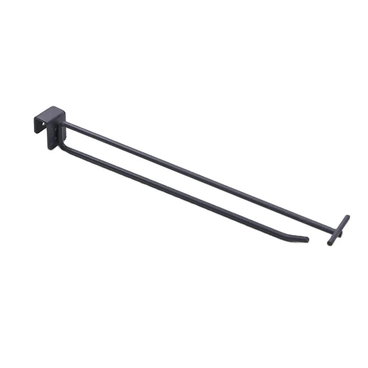 Supermarket Rack Accessories Hook Square Pit Plate Hole Plate Mesh Light Duty White/Grey Single Branch Double Pole Hook