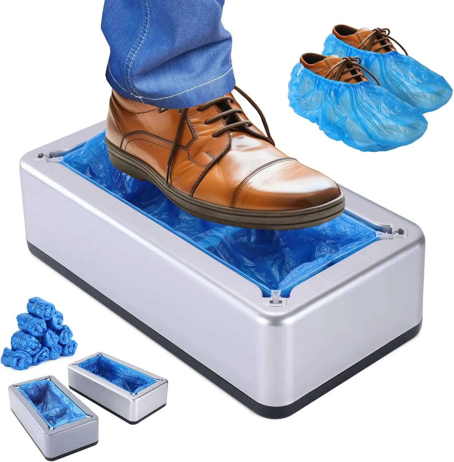 Manual Shoe Cover Dispenser Durable ABS 5 Colors Shoe Cover Machine Hygienic Indoor Use for Home Clinic