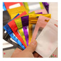 PVC Ziplock Packaging Plastic Zipper Jewelry Bags Resealable Ziplock Bag Storage Package with Matte Window