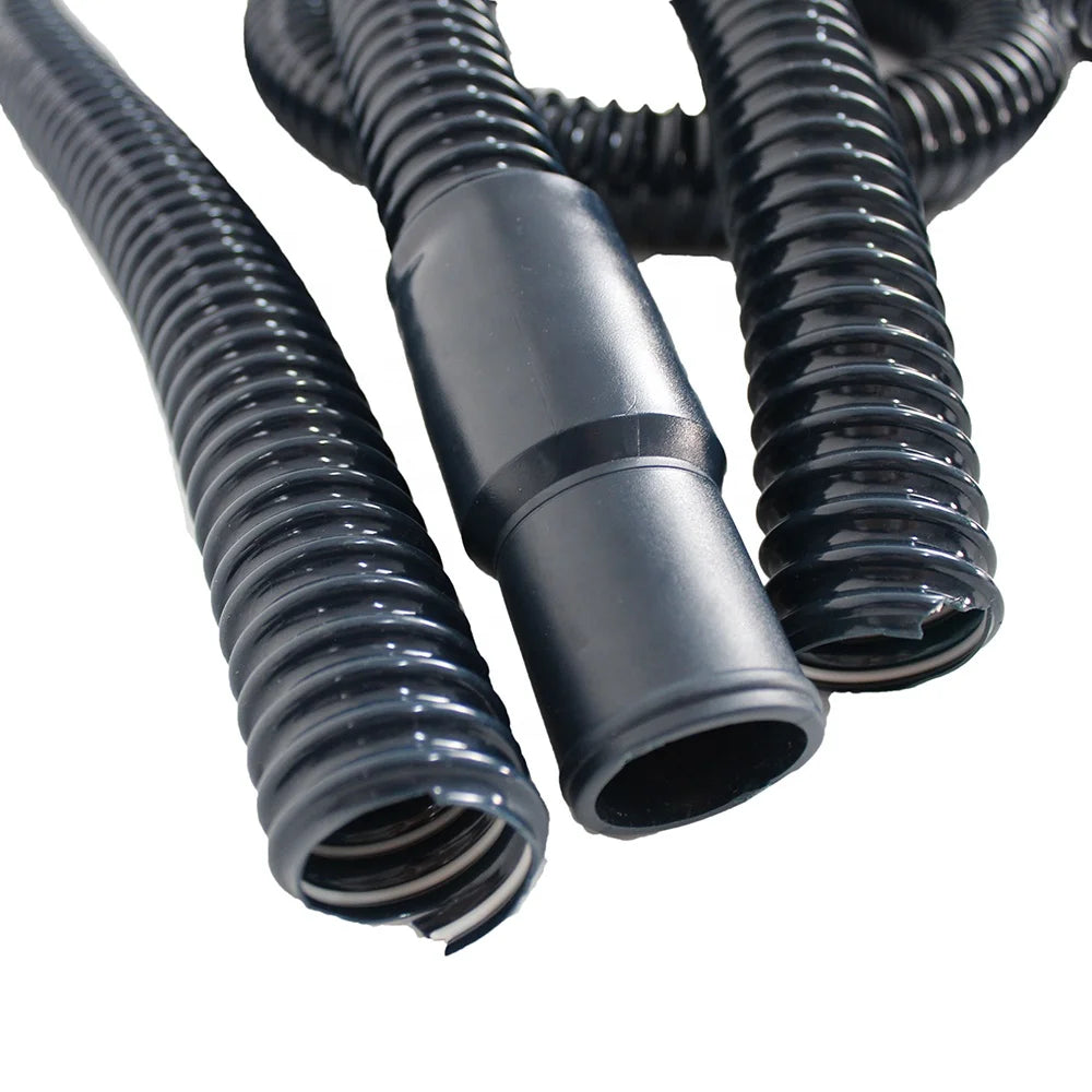 LKESS Flexible PVC Steel Wire Reinforced Transparent Hose 2.5mm Thickness 10-30m Length for Pet Hair Vacuum Cleaner