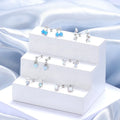 Gaby New 925 Sterling Silver Cartilage Earrings Cherry Heart Helix Design Elegant Fine Jewelry for Weddings and Engagements