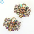 Refined Shiny Crystal Rhinestone Removable Shoes Clips Buckle for Women Christmas Outfits Shoe Ornament