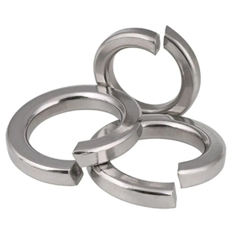 DIN 127 Stainless Steel SS304 SS316 Split Lock Washers Spring Washers Open End Split Sping Lock Washer