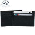 Wholesale RFID Blocking Front Pocket Saffiano Leather Credit Card Holder Custom Business Card Wallet with Multi-Card Slots