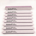 Nail Files Professional Double Sided Washable Nail Tools Wooden White Grit Zebra Nail File