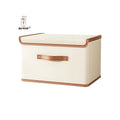 KUYUE Storage Bins with Lids Collapsible Closet Organizer Container Fabric Organizer Box with Handles