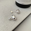 Fine Jewelry Fashion Jewelry Earring 925 Sterling Silver Geometric Beaded Stud Earring for Women