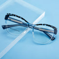 Trendy Women Eyeglasses Frame Acetate  Blue Ray Blocking Optical Glasses Custom Logo Eyewear Optical Frame