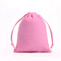 Factory Direct Mixed Sizes Colors Bracelet Necklace Stock Velvet Pink Jewelry Bag