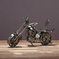 Wholesale Vintage Motorcycle Metal Sculpture - Antique Bike Desk Decor Retro Biker Gift for Men Bulk Orders Customizable