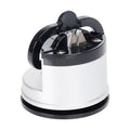 Silver and Rose Gold Kitchen Gadgets Knife Scissors Sharpening Tools Mini Knife Sharpener With Powerful Suction Pad