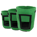 7 Gallon Potato Grow Bags with Access Flap Heavy Duty Thickened Non Woven Fabric Pots with Handle