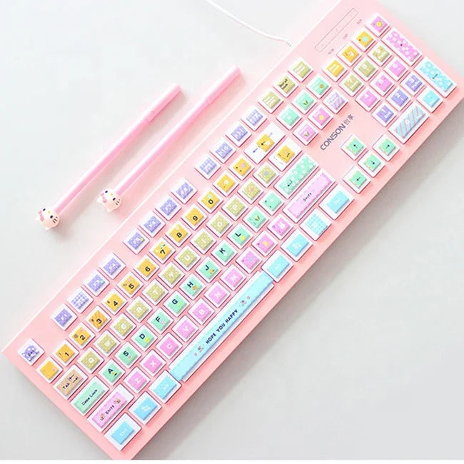 Wholesale Promotional Customized Design Hologram Puffy Laptop Keyboard Stickers MegaBDM