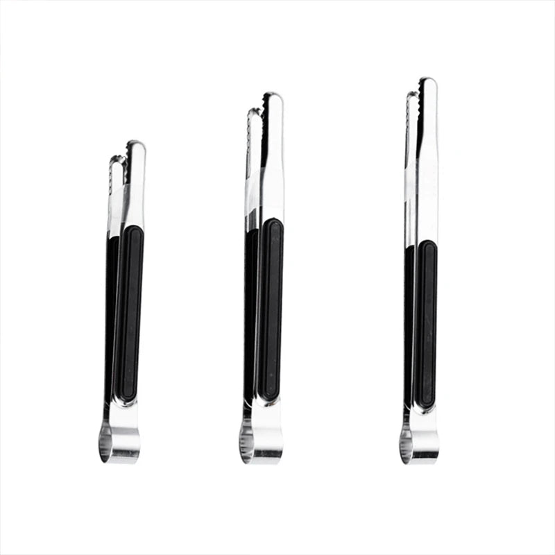 Multi-purpose Thickened Stainless Steel Cooking Tongs Eco-Friendly Brass Salad Tongs for Commercial Kitchen Use Long Mini BBQ