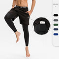 Plain Sweat Suit Gym Sportswear Fitness Wear Sport Workout Training Clothing Training & Jogging Wear Men Compression Pants
