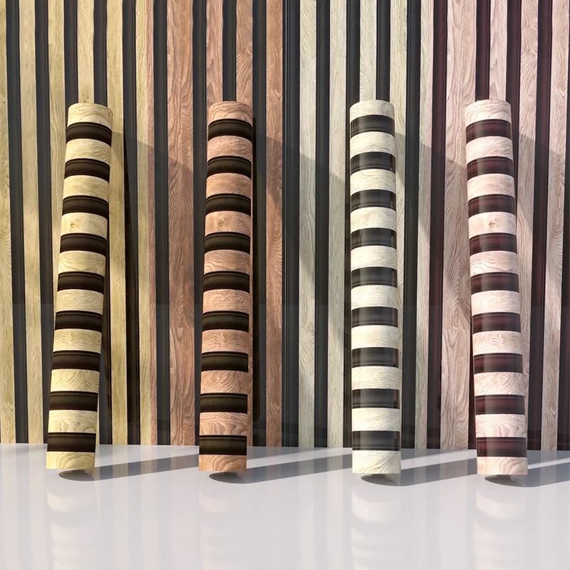 Self-adhesive Mural 3D Luxury Wallpaper Modern Design Waterproof Fireproof Moisture-Proof PVC for Gym Home Decoration