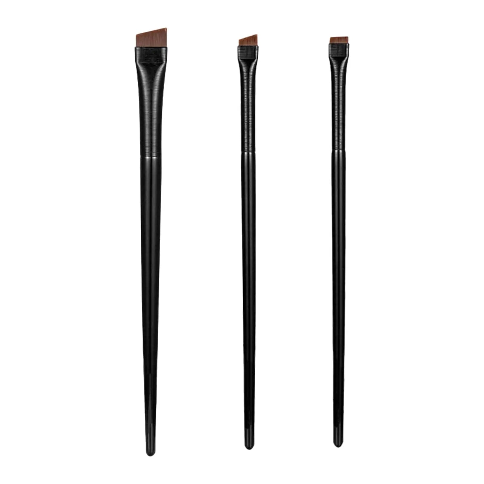 SENKA Brow Liner Contour Brush Super Thin Flat and Straight Outline Eyeliner Brush Angled Sharp Fine Oblique Eyebrow Brush