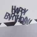 Acrylic Happy Birthday Cake Topper Double Layer Cake Accessories for Party Decorations Number Shaped