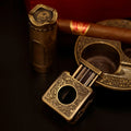 Guevara Premium Luxury Square Vintage Cigar Cutter Portable High Quality Stainless Steel Sharp Blade Durable Multi-Use Accessory