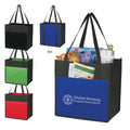Ruthbag LAMI-COMBO Non-Woven Tote Bag Large Front Pocket Online Shopping Pattern Type Letter