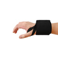 Drop Ship Custom Logo Heavy Duty Squat Weightlifting Gym Accessories Stiff Wrist Bands Thick Powerlifting Wrist Wraps