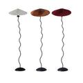 New Vintage Pleated Umbrella Floor Lamp Living Room Bedroom Standing Light LED Decorative Vertical Floor Lamp