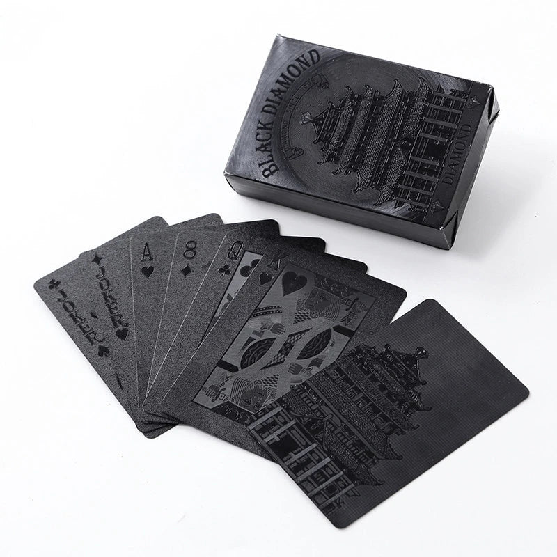 Custom Printing Gold PVC Poker Waterproof Plastic Playing Card Professional Manufacturer Made Game Card for Casino Wholesale