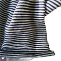 130gsm Lurex Cotton Stripe S Z Twist Cotton Single Jersey Fabric Twist Cotton Lurex Knitted Fabric