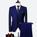 Hot Sale 3-Piece Blazer+Vest+Pants Groom Wedding Business MTM Plus Size Breathable Waterproof African Men's Suit