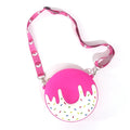 2022 New Design Women Cartoon Donut  Handbag Kids Soft Silicone Lovely Shoulder Bag