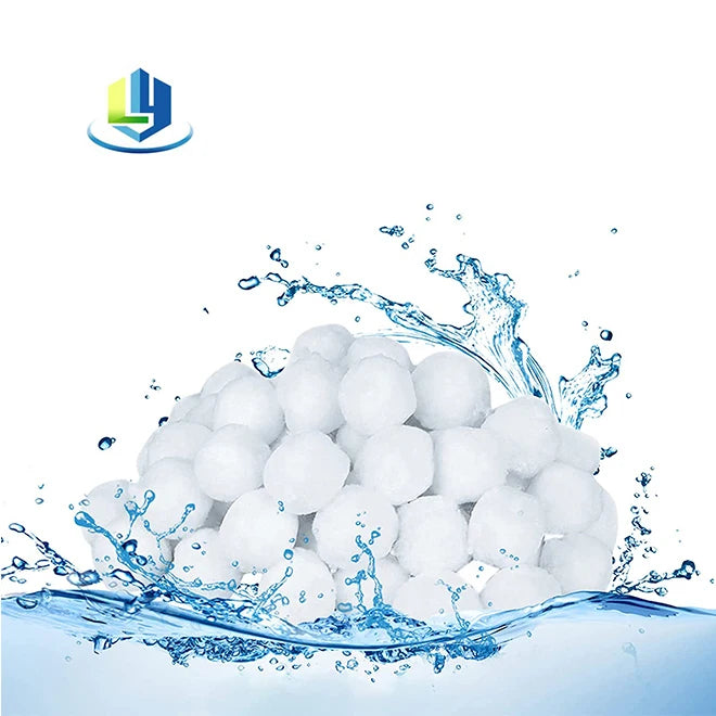 High Filtration Precision Less Back Washing Aquarium Filter Bio Balls Fiber Media