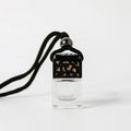 Luxury Design 10ml Empty Square Shape Car Perfume Bottle Top Hanging Car Air Freshener for Essential Oils Fragrance Diffuser