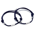 Alloy Hand-woven Leather Sun and Moon Couple Bracelet Men and Women Girlfriends Gift Long Distance Accessories Opp Bag Lovers ZG