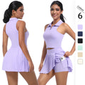 Tennis Dress for Women Tennis Golf Dresses With Built in Shorts and Pockets for Sleeveless Workout Athletic Dresses