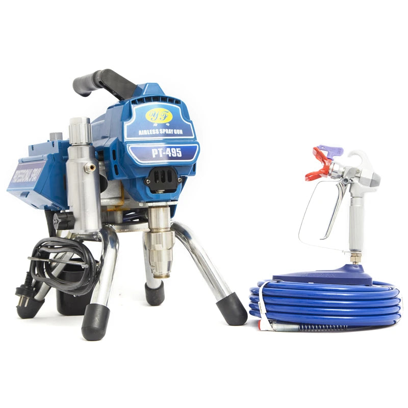 Paint Sprayer Electric Motor Configure Spray Gun 110V High Pressure Interior Latex Professional Painting Machine