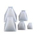 Pyramid shape Quadrangular cone Ornaments epoxy decorate cake Resin Crystal Glue Silicone Mold Aromatherapy for 3D Mould