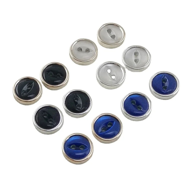 Wholesale Customized Colors Pearly-lustre Plastic Shirt  Polo T-shirt Accessories Fish Eye Button