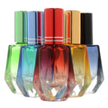 Private Label 10ml Red Square Perfume Glass Bottle Refillable with Crown Cap Seal Packaging Included MegaBDM