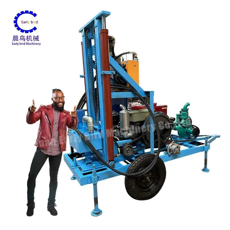 For Sale to the Philippines 200m Deep Water Well Drilling Rig Produced by a Highly Skilled Manufacturing Team