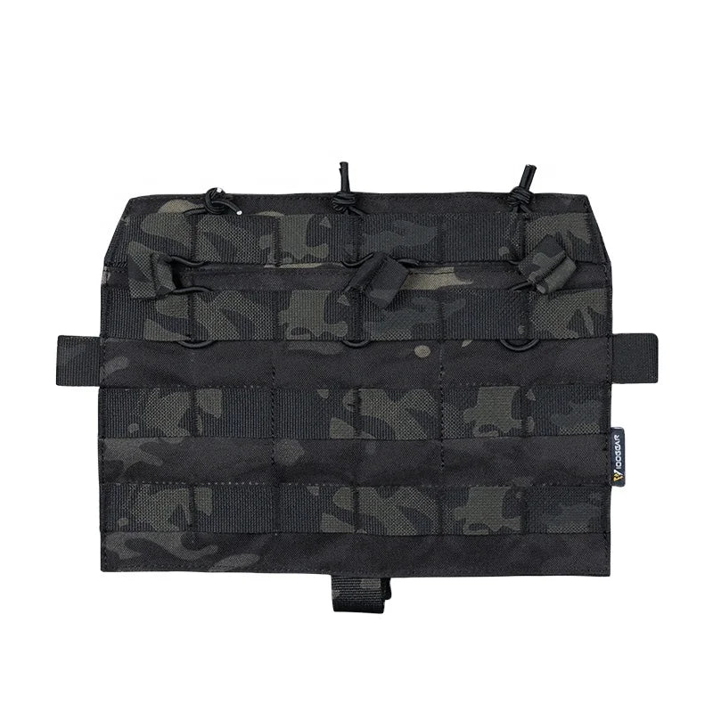 IDOGEAR Tactical Triple 5.56 Mag Pouch 500D Nylon Camo Magazine Holder Magazine Pouch Panel for AVS & JPC2.0 Vest