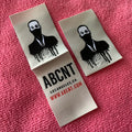 Natural Color Recycled Clothing Woven Labelhigh Density Unique Design T-shirt Fabric Label