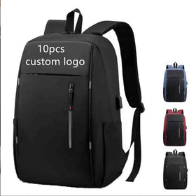 Wholesale Custom logo Large Capacity Business Bag Outdoor Travel Laptop Bag with Multipurpose USB Men's Backpack