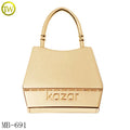 Eco-friendly Luggage Hardware Customized Embossed Lock Shape hang Plate Gold Name Tags for Lady Purse