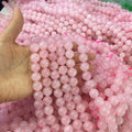 Wholesale Beads Natural Crystal Beads Natural Rose Quartz Stone Beads for Jewelry Making