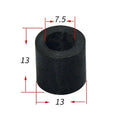 High Quality 12/13/14mm White / Black Colors No-Break Explosion Proof Snooker Pool Cue Carbon Ferrule for Sale