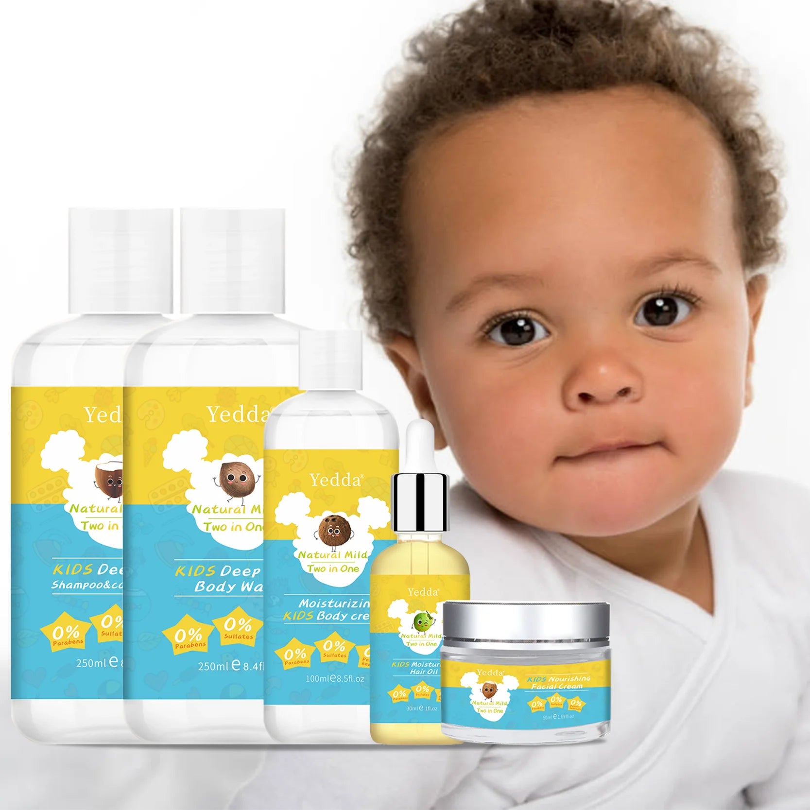 Private Label African Dry Skin Kids Face Cream Soft Moisturizing Whitening Brighten up Face Cream for Kids