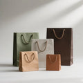 Nova Custom Logo Eco-Friendly Kraft Luxury Paperboard Bags for Clothing Small Business Crafts Photo Frames-Shopping Gift Bags