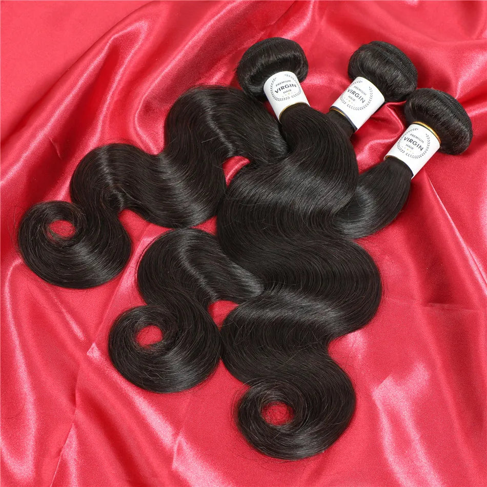 Wholesale Brazilian Body Wave Human Hair  Mink Brazilian Hair Weave Bundles with Closure Natural  Brazilian Lock of Hair